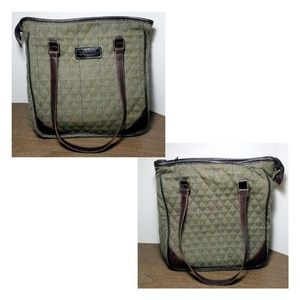 barbour quilted tote bag